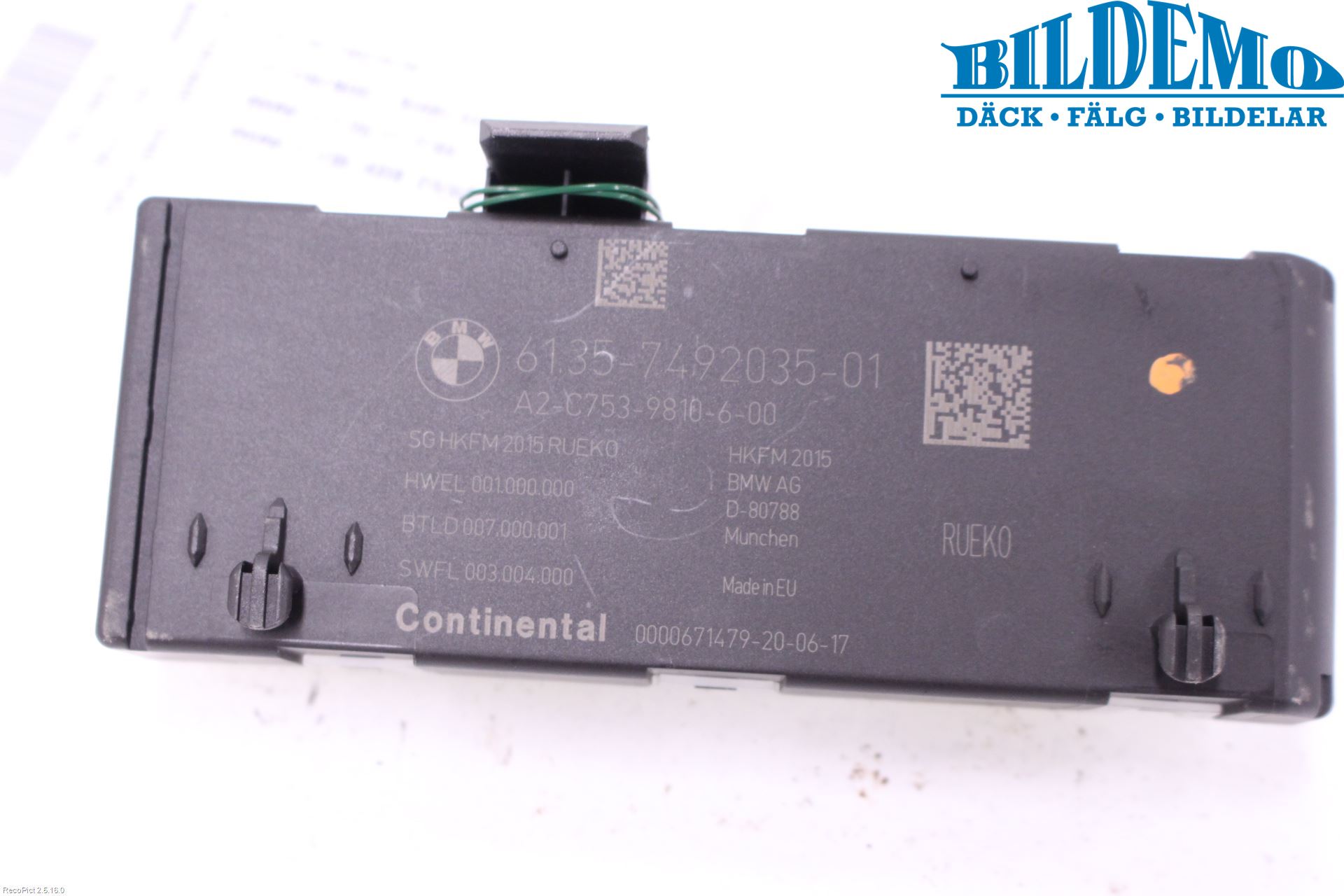 BMW 3 F30/F31/F80 12-19 Styrenhet Baklucka