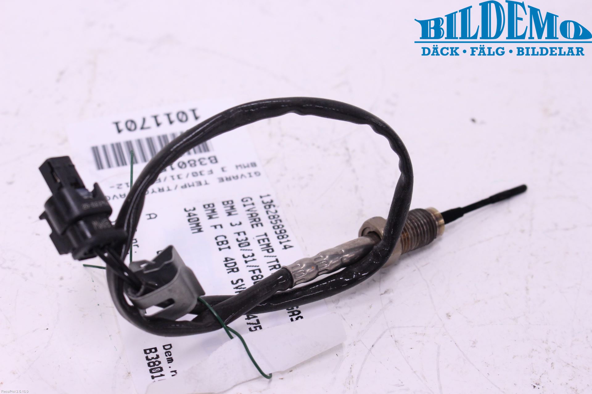 BMW 3 F30/F31/F80 12-19 Givare Temp-Tryck Avgas
