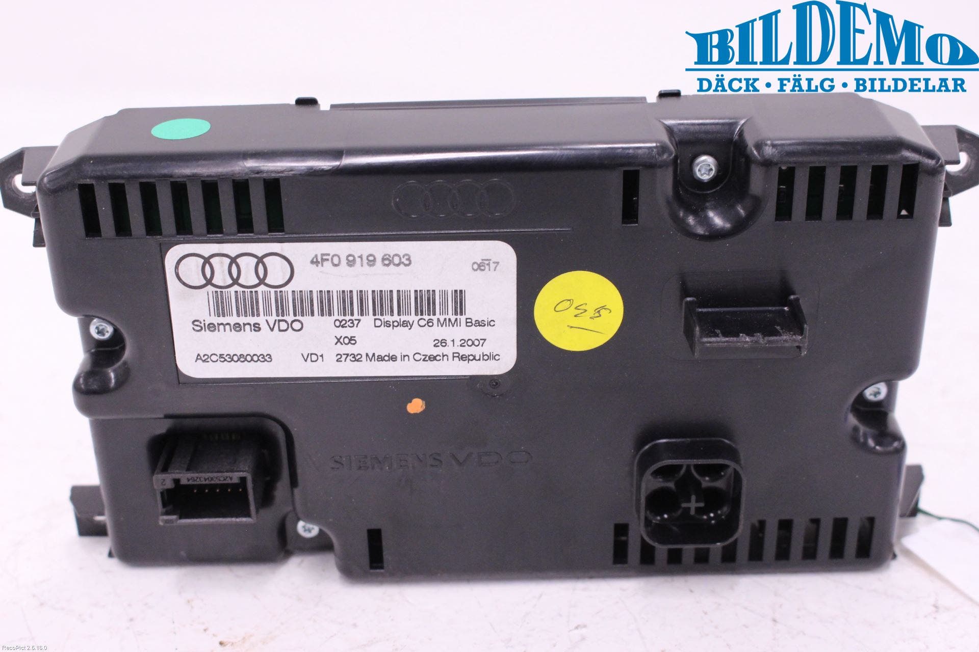 Audi A6/S6 05-11 Bildskärm