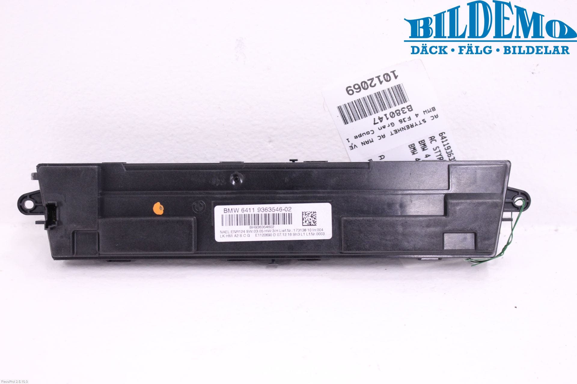 BMW 4 F36 Gran Coupé 14-20 Ac Styrenhet Ac Manöveren