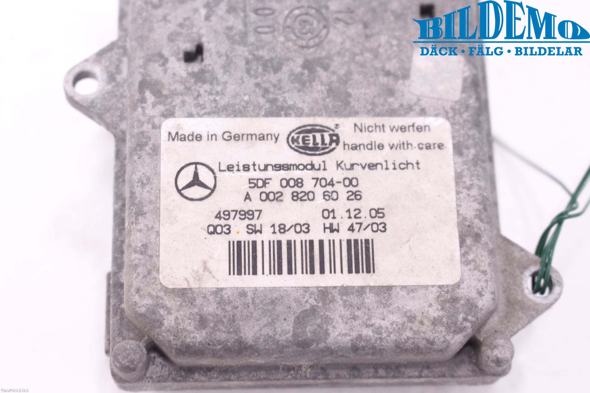 Mercedes-Benz MB R-KLASS (W251) 05-13 Styrenhet Strålkastare