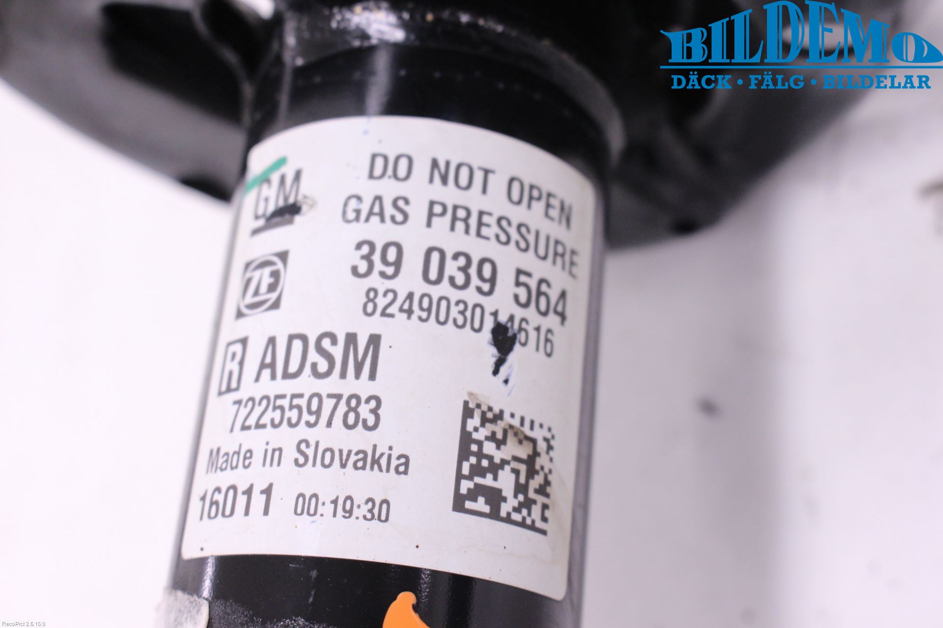 Opel ASTRA K 16-22 Fjäderben Fram Höger