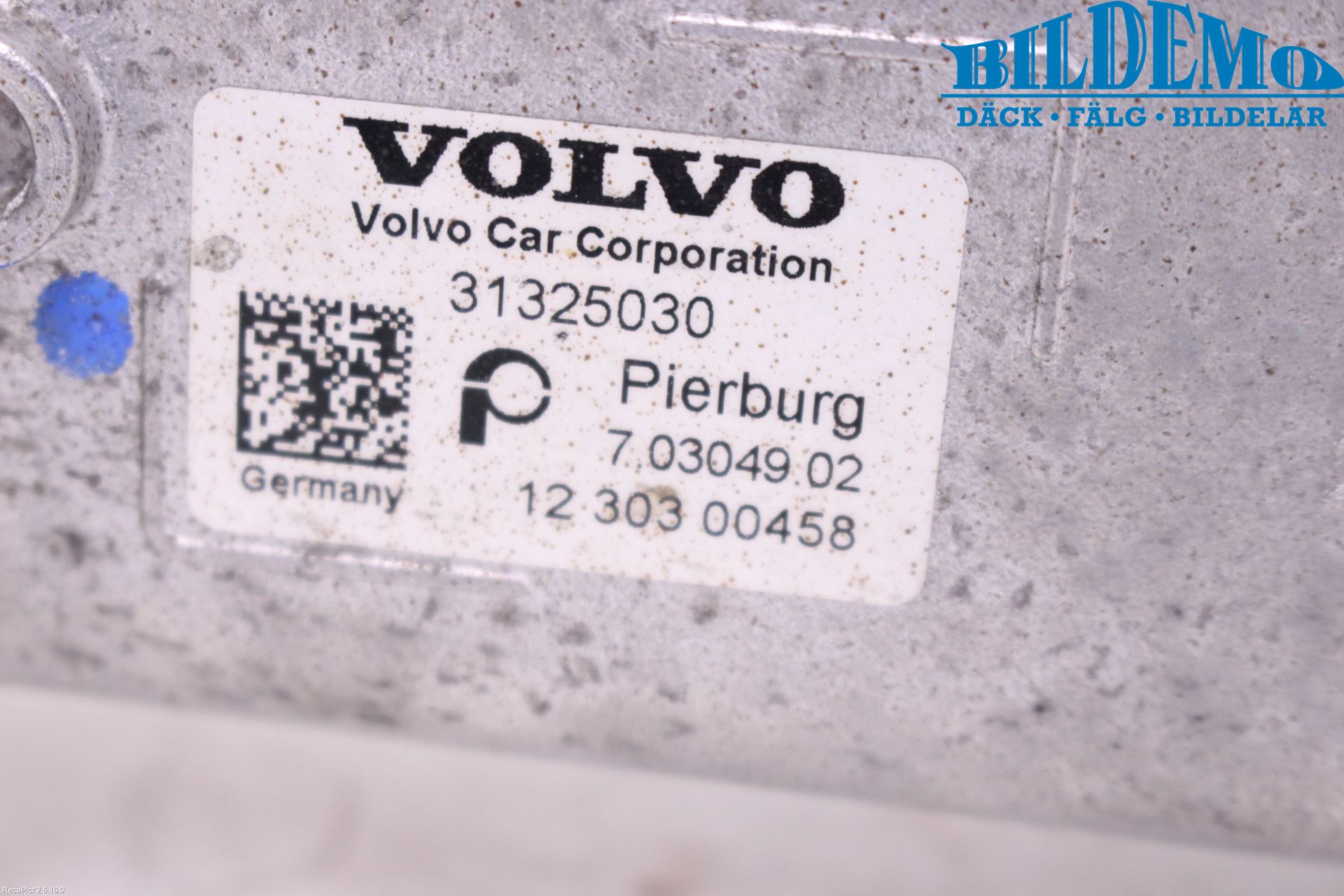 Volvo V60 11-13 Avgaskylare