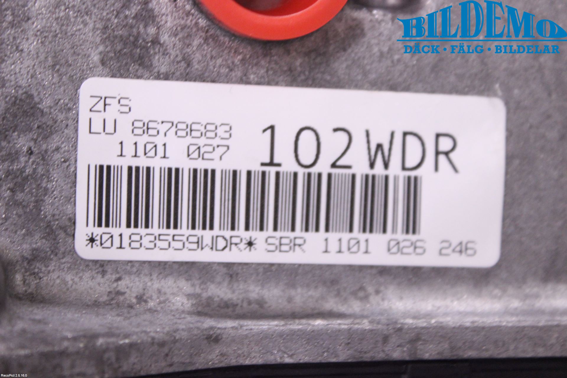 BMW 3 F30/F31/F80 12-19 Växellåda Automat
