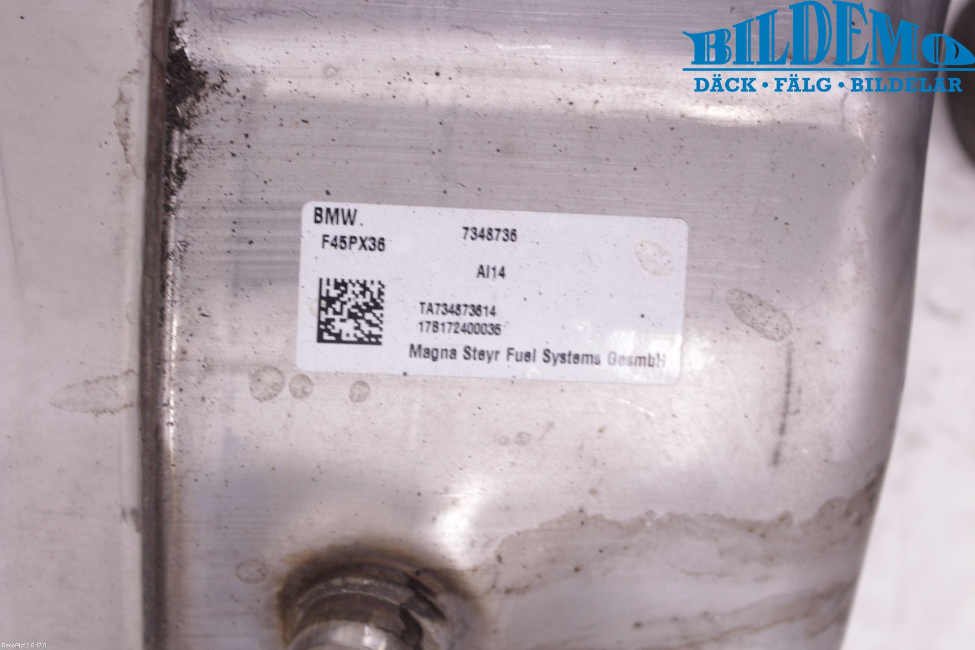 BMW 2 F45 Active Tourer 14-21 Bränsletank Insprutning