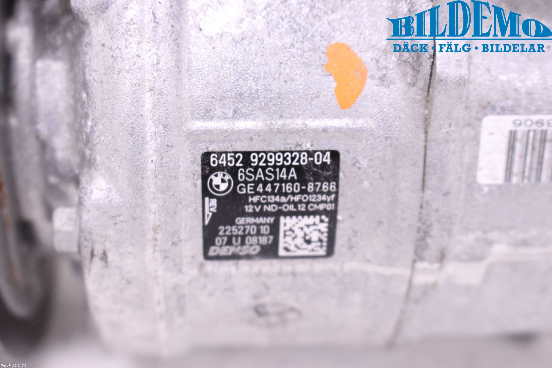 BMW 3 F30/F31/F80 12-19 Ac Kompressor