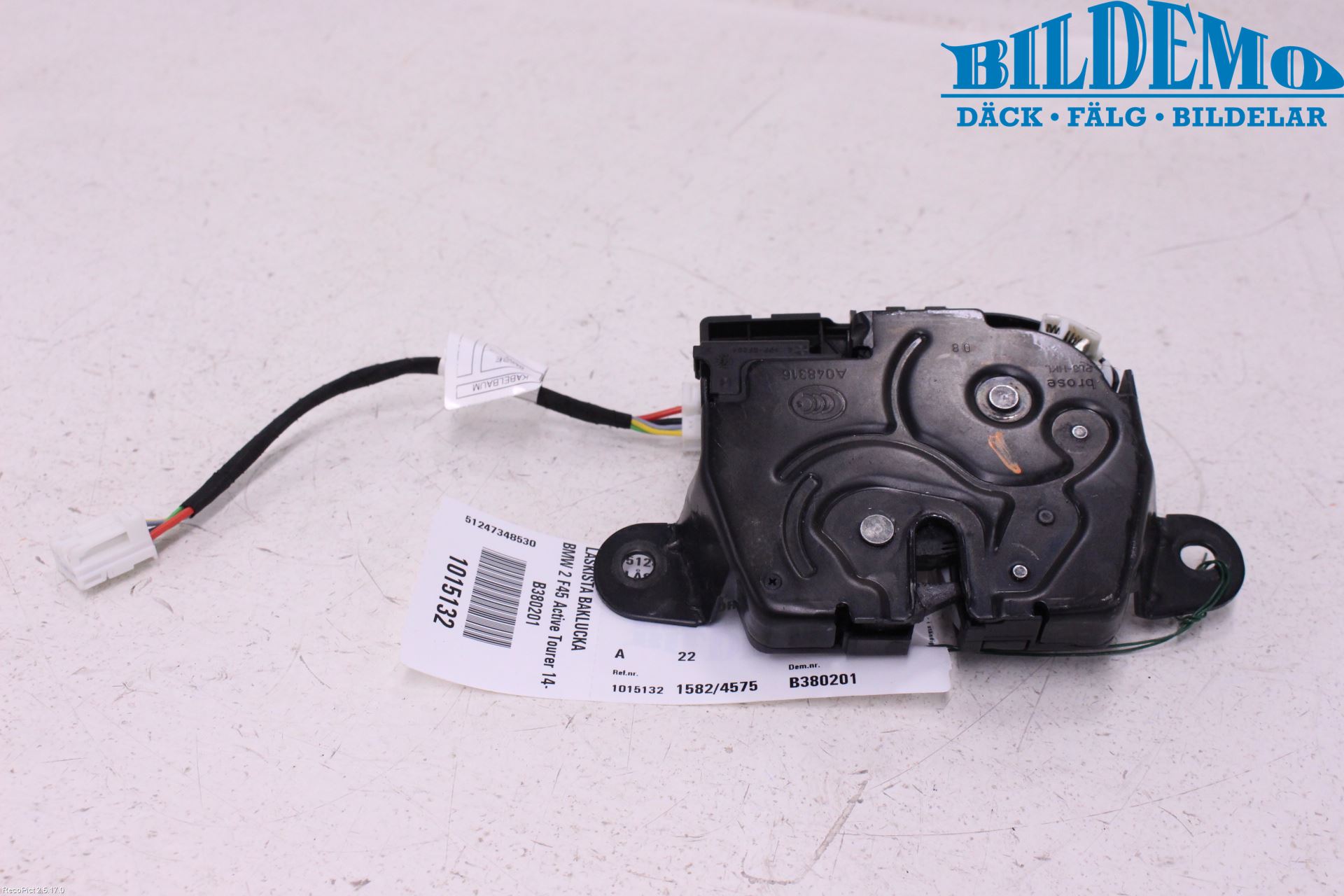 BMW 2 F45 Active Tourer 14-21 Låskista Baklucka