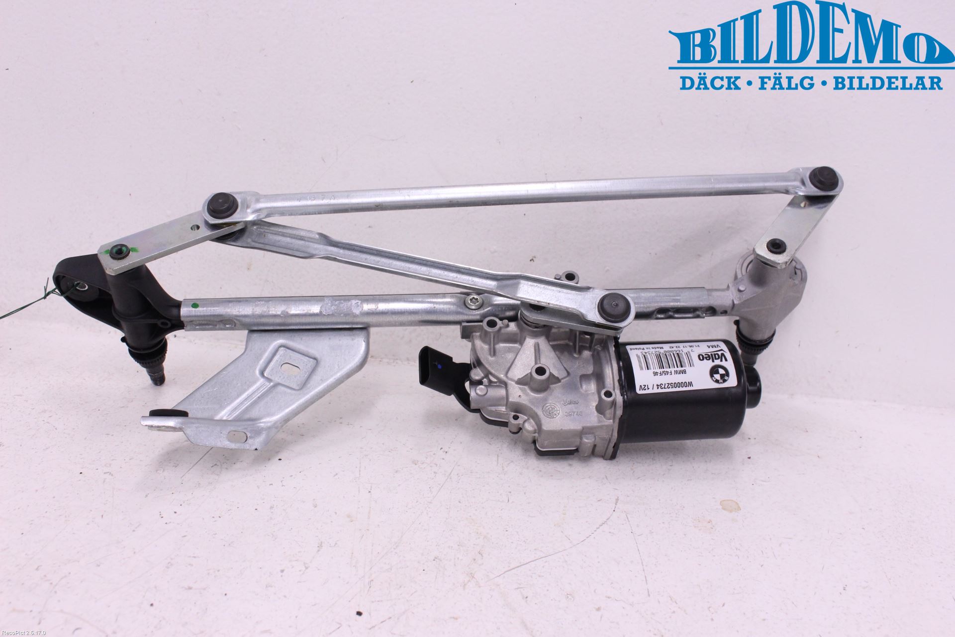 BMW 2 F45 Active Tourer 14-21 Torkarmekanism Vindruta