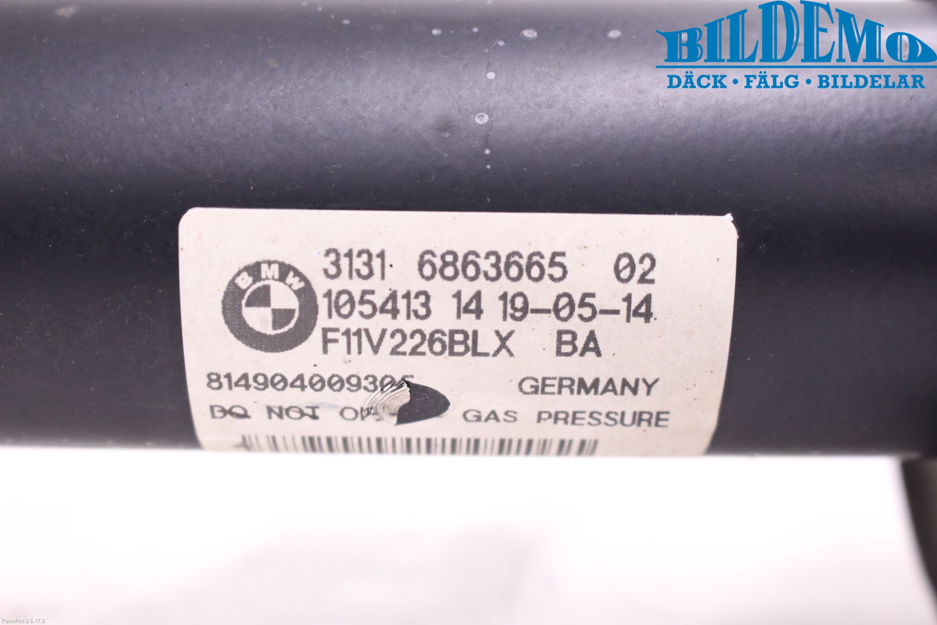 BMW 5 F10/F11/F18 09-17 Fjäderben Fram Vänster