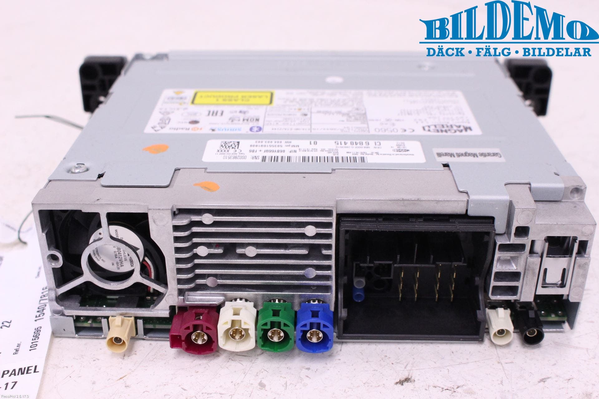 BMW 5 F10/F11/F18 09-17 Cd Radio - Multimediapanel