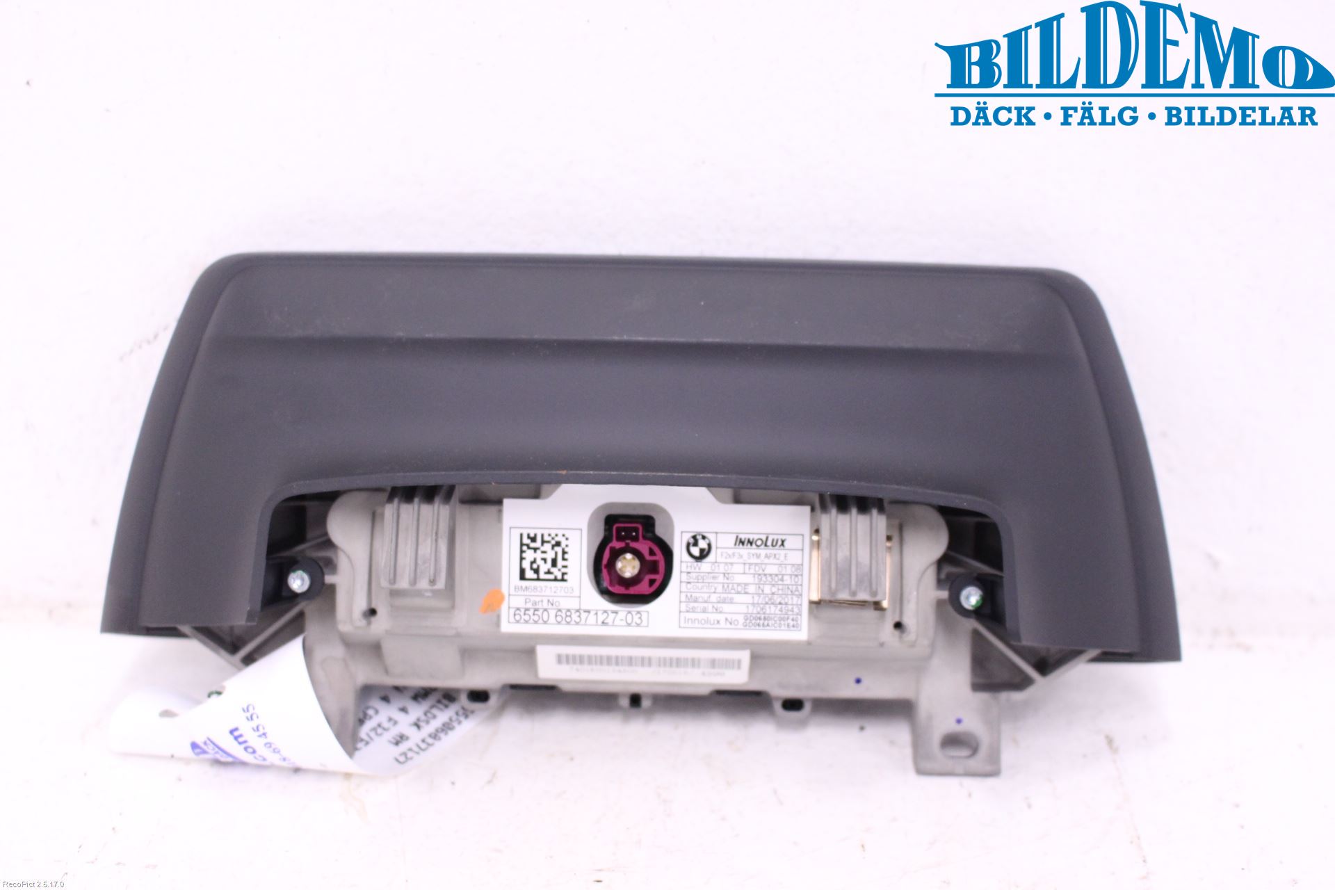 BMW 4 F32/F33/F82/F83 13-20 Bildskärm
