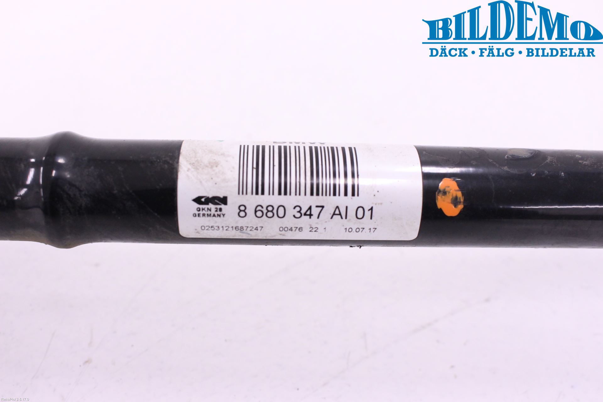 BMW 4 F32/F33/F82/F83 13-20 Drivaxel Bak Vänster