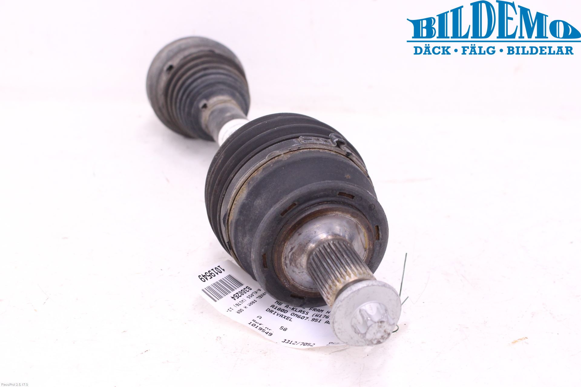 Mercedes-Benz MB A-KLASS (W176) 13-18 Drivaxel Fram Höger