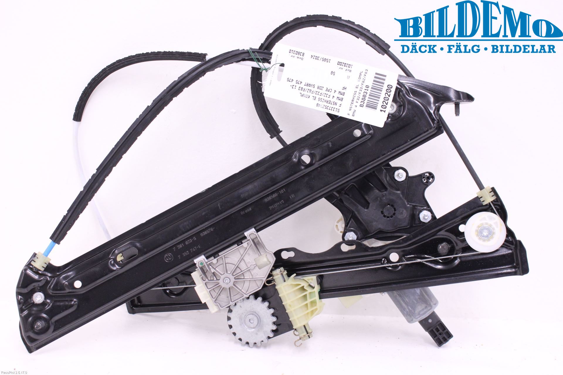 BMW 4 F32/F33/F82/F83 13-20 Fönsterhiss El Kompl