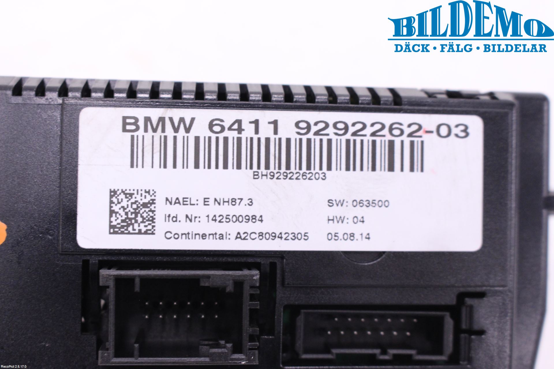 BMW X1 E84 10-15 Ac Styrenhet Ac Manöveren