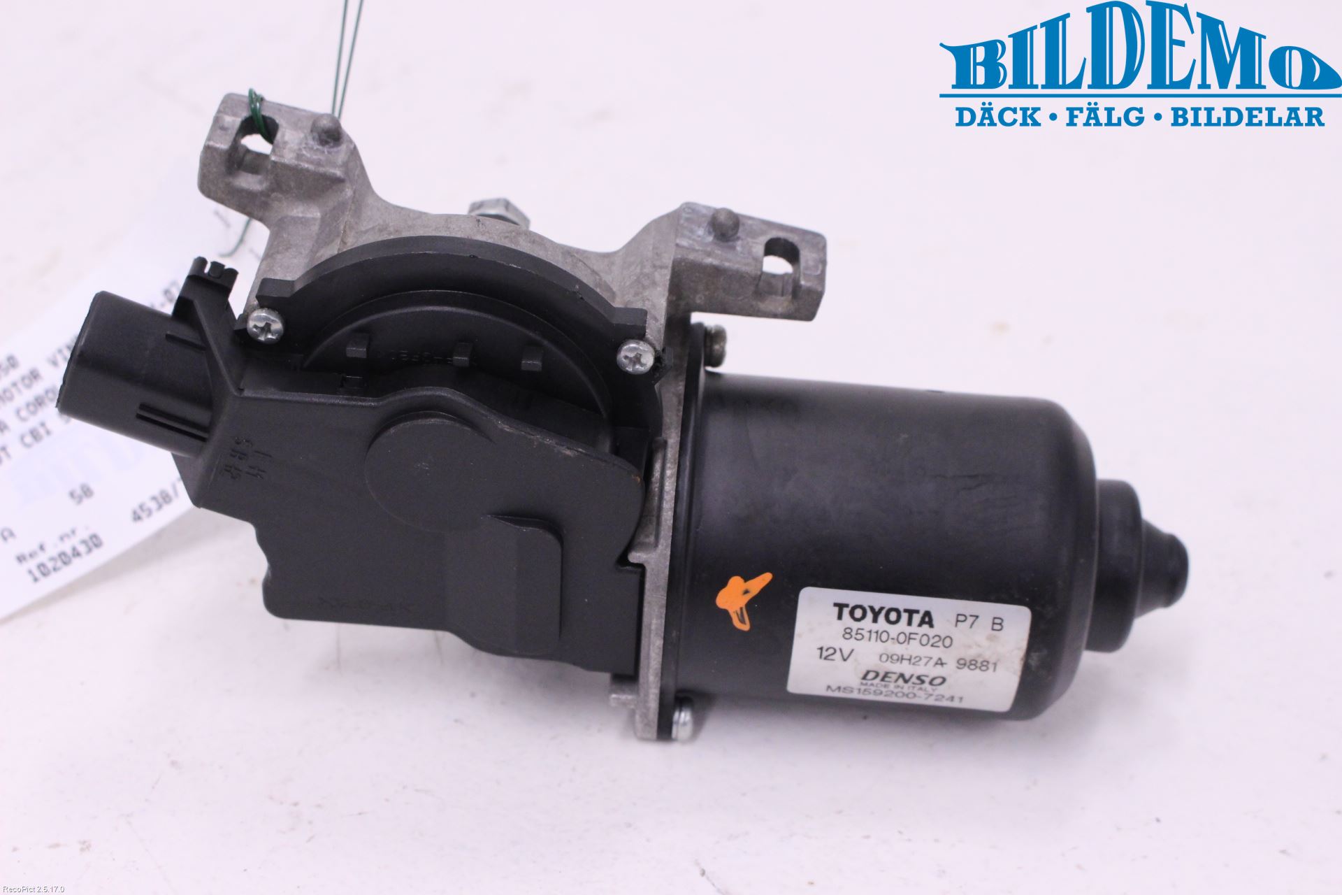 Toyota COROLLA VERSO 04-07 Torkarmotor Vindruta