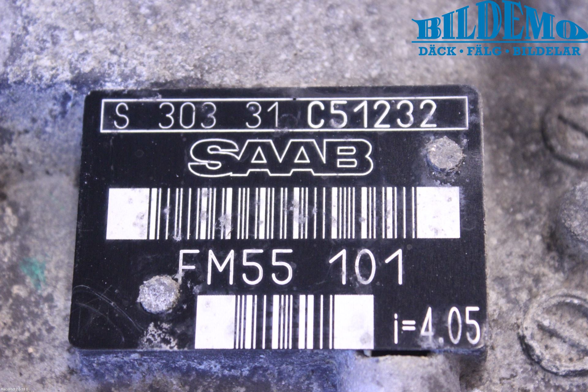 Saab 9-3 VER 2 Växellåda Man 5 Vxl