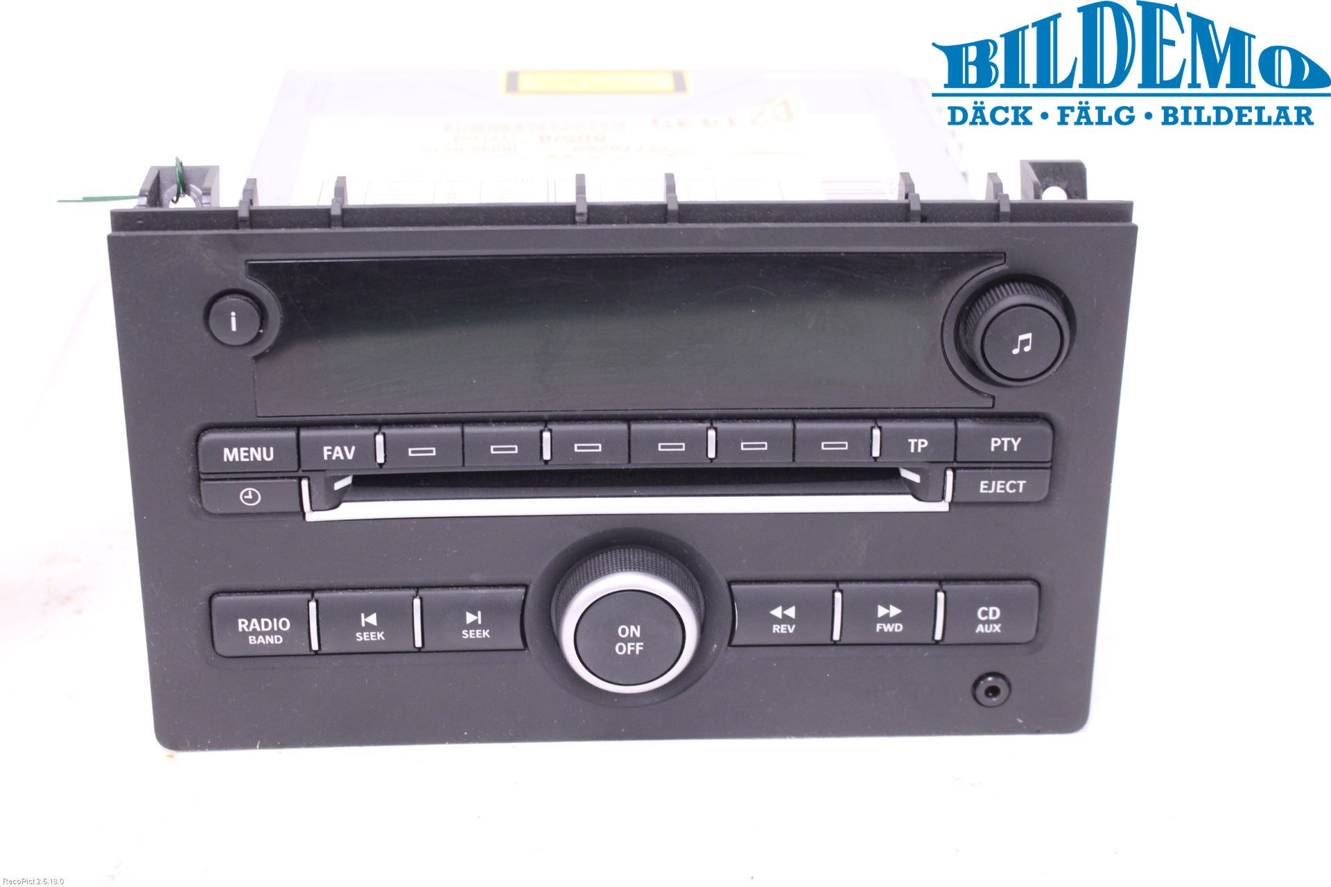 Saab 9-3 VER2/VER3 08-15 Cd Radio - Multimediapanel