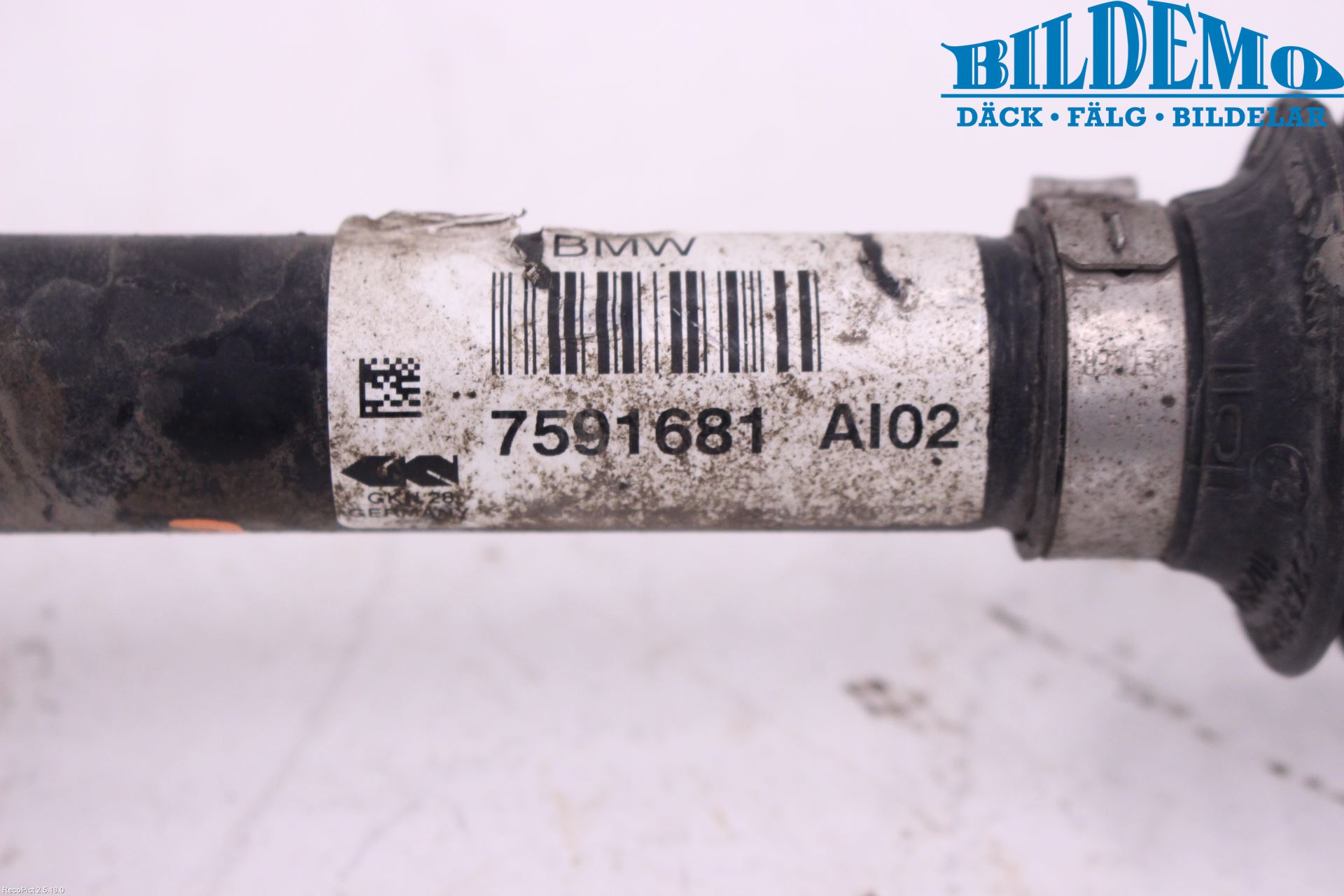 BMW X1 E84 10-15 Drivaxel Fram Vänster