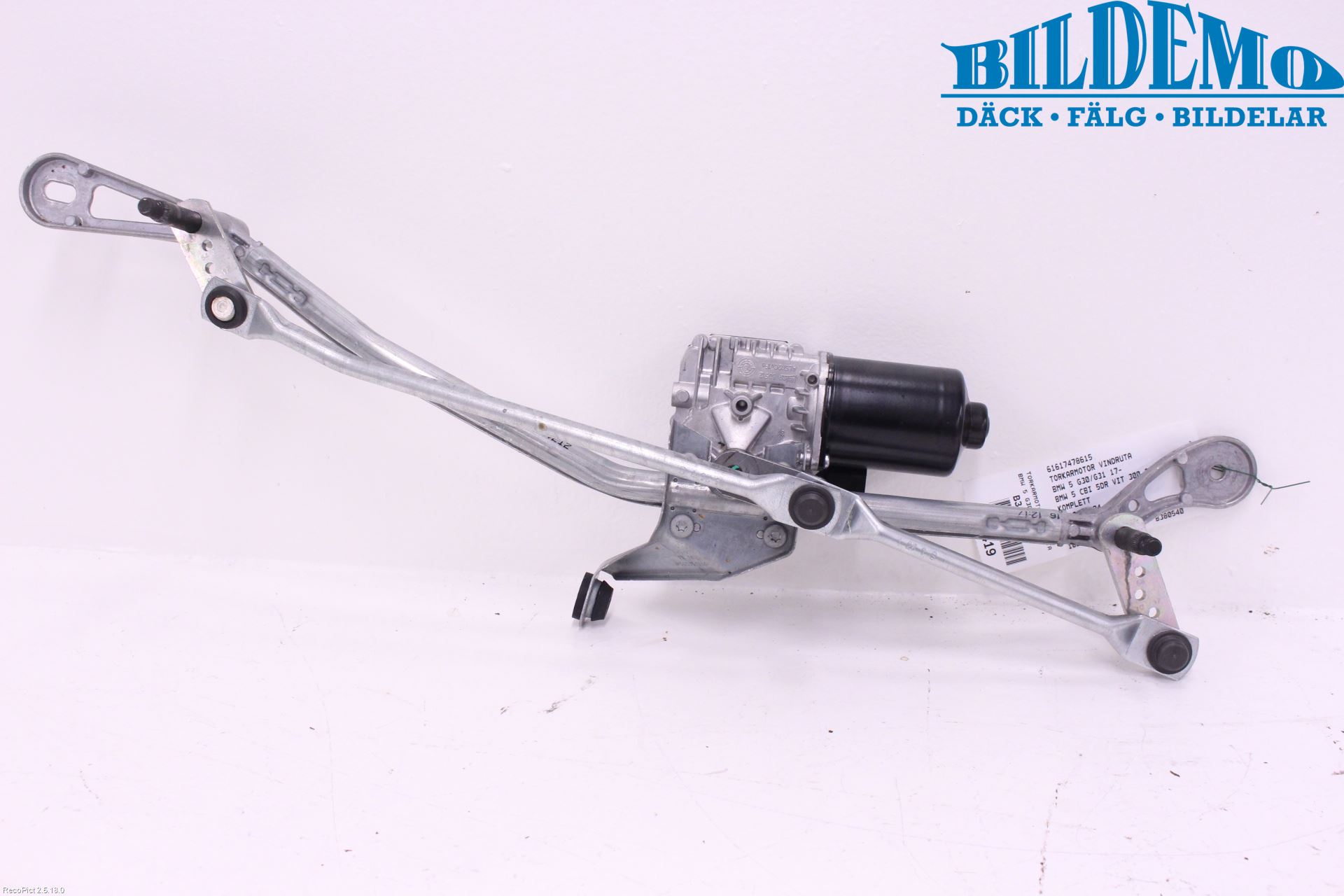 BMW 5 G30/G31/F90 17-23 Torkarmotor Vindruta