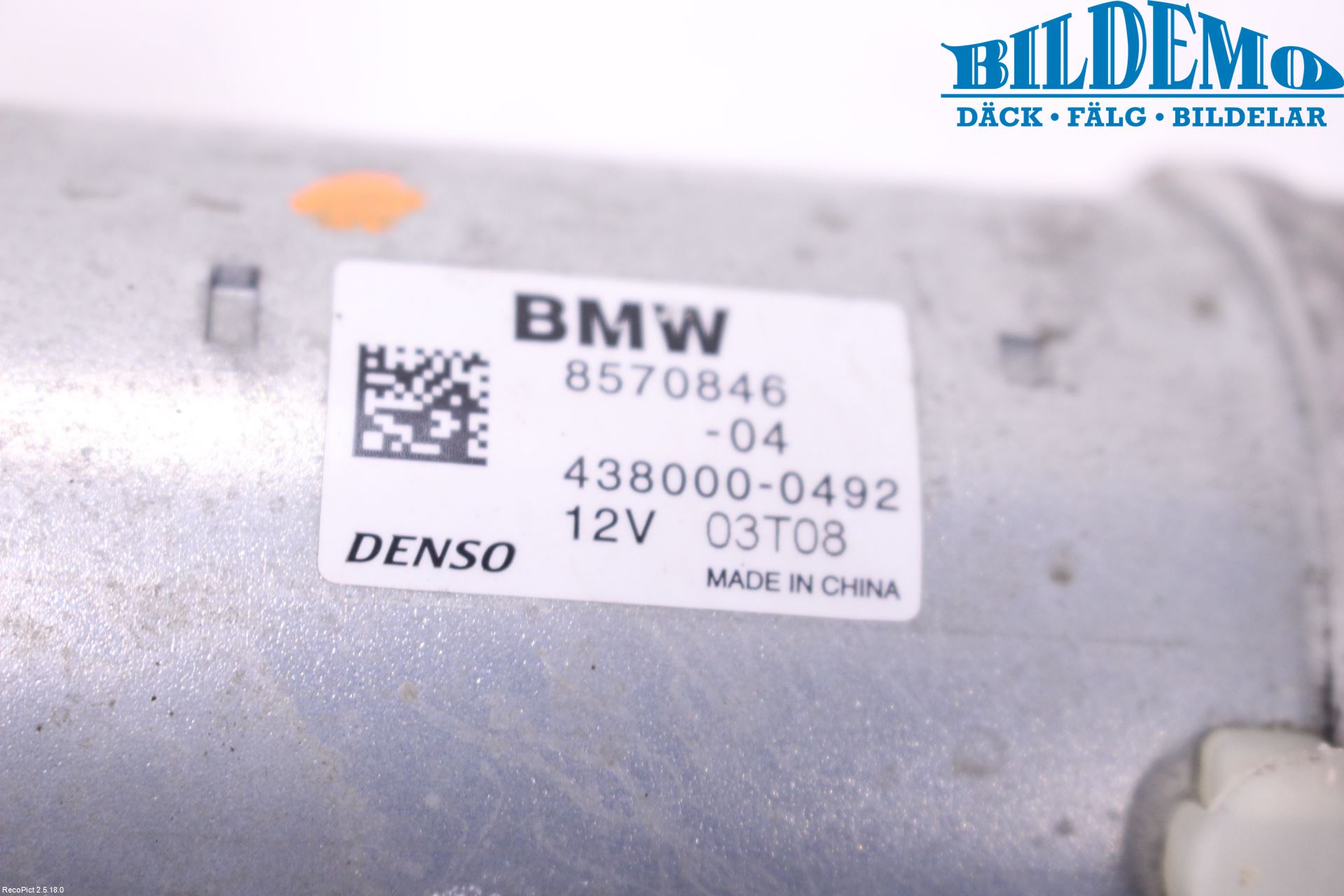 BMW 1 F20/F21 11-19 Startmotor Diesel