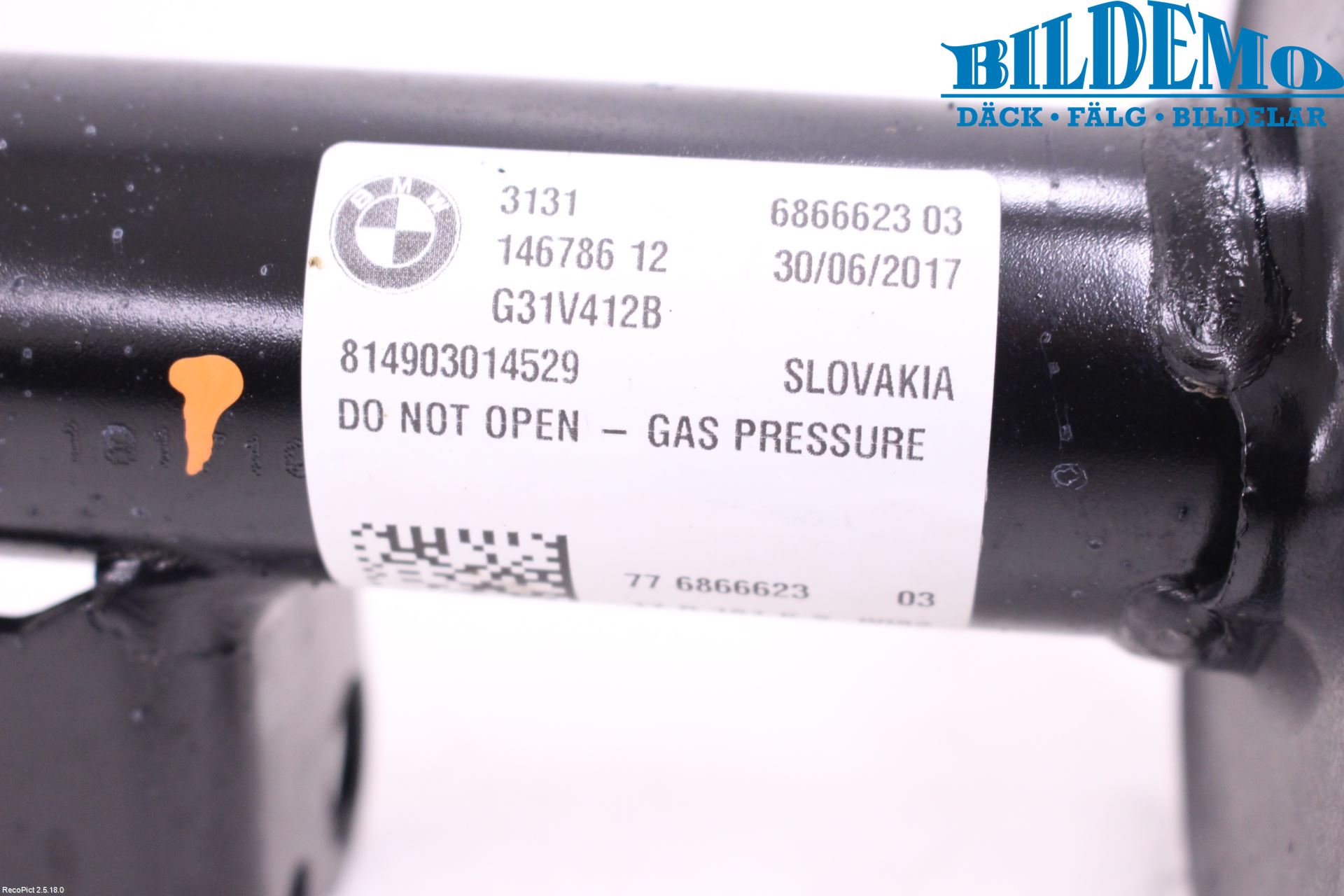 BMW 5 G30/G31/F90 17-23 Fjäderben Fram Vänster