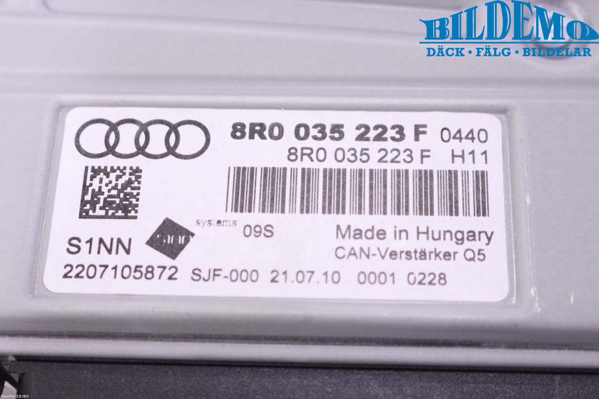 Audi Q5 09-16 Radio-Stereo Förstärkare