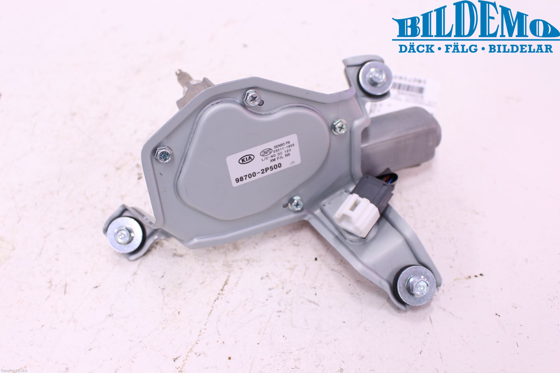 Kia SORENTO 10-14 Torkarmotor Baklucka