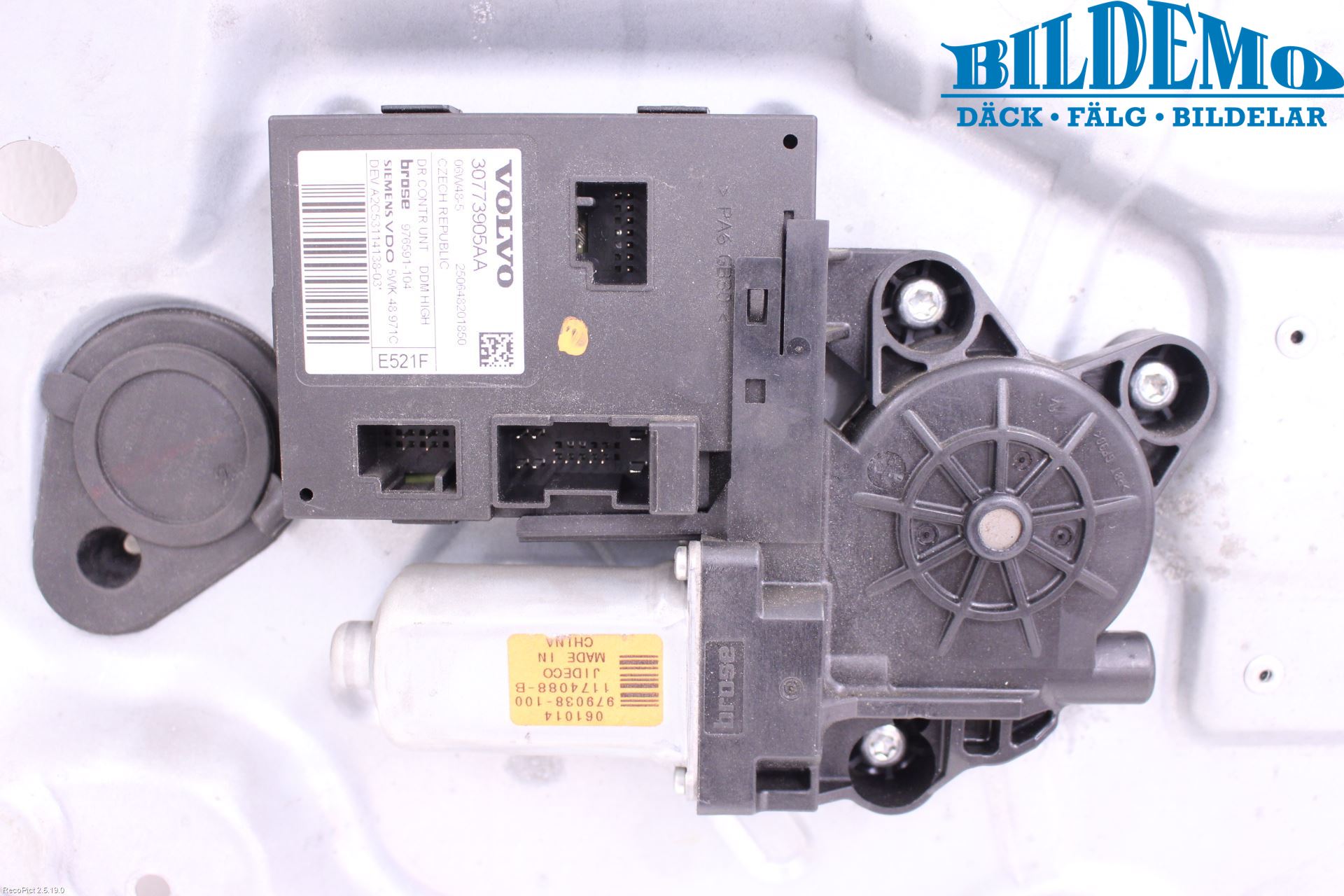 Volvo C30 07-10 Fönsterhiss El Kompl