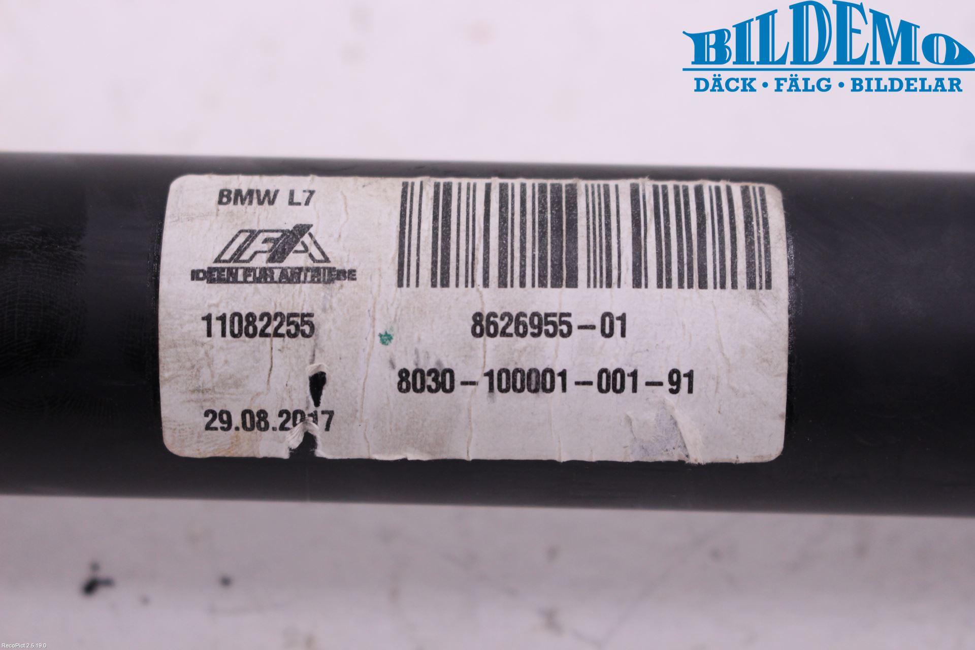 BMW 1 F20/F21 11-19 Mellanaxel Främre 4Wd