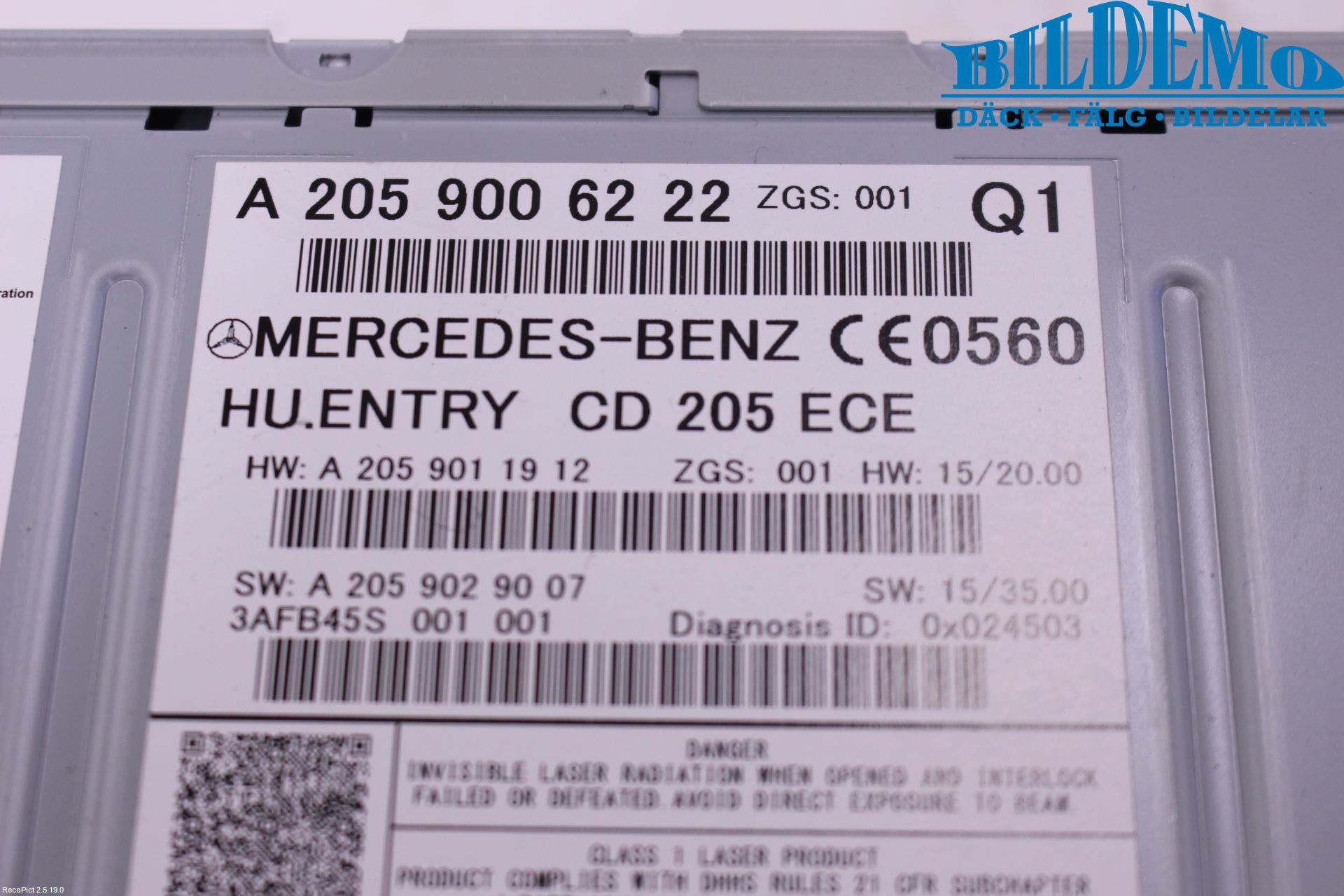 Mercedes-Benz MB GLC-KLASS (X253/C253) 15-22 Cd Radio - Multimediapanel
