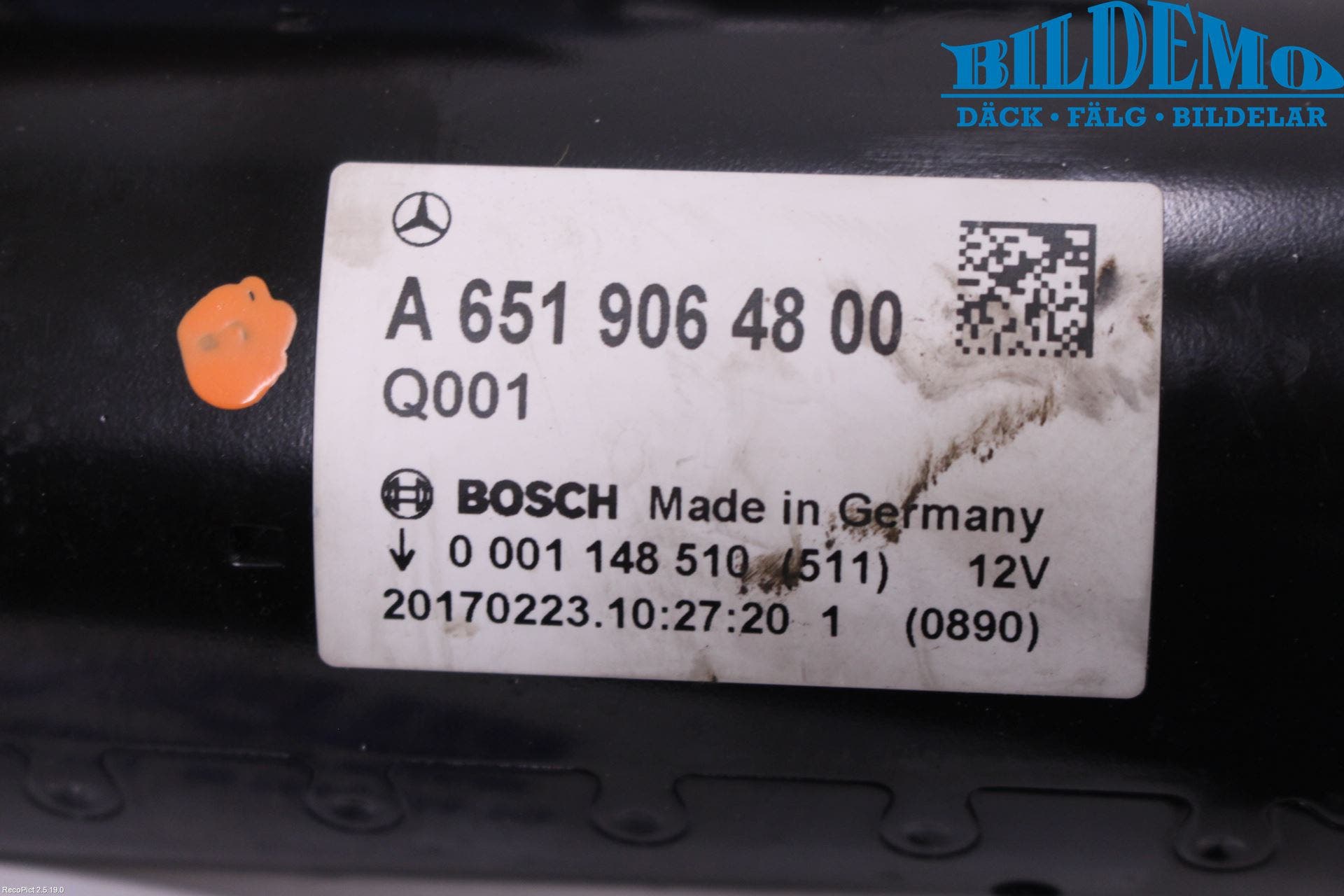 MB GLC-KLASS (X253/C253) 15-22 Startmotor Diesel