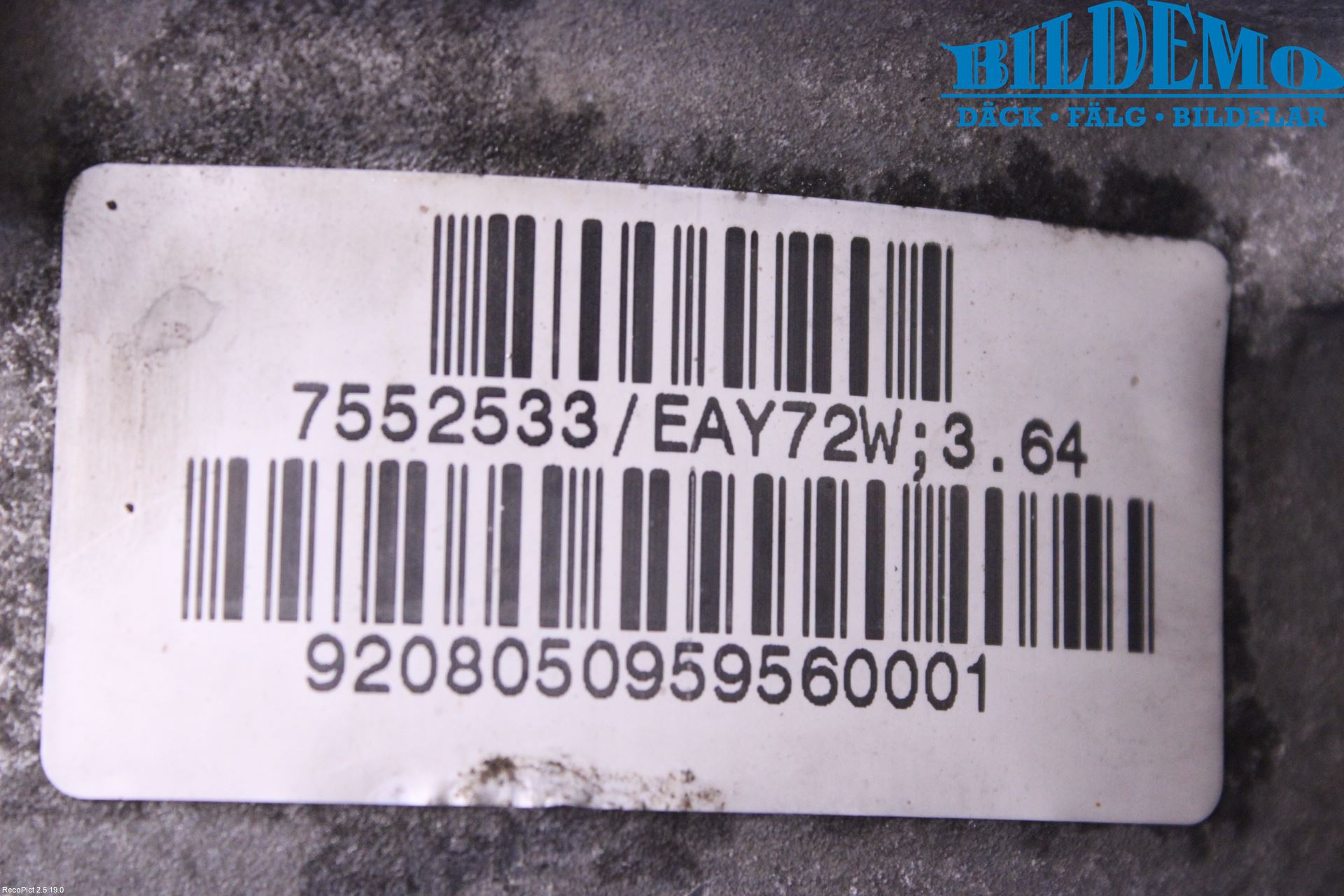 BMW X5 E70 07-13 Framvagn Diffrential