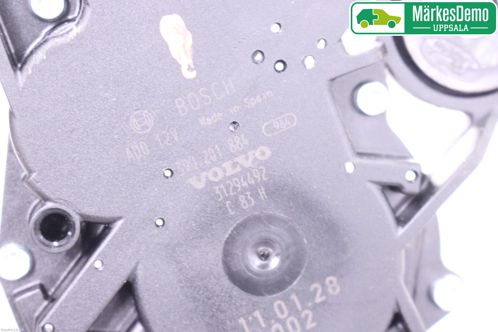 Volvo V60 11-13 Torkarmotor Baklucka