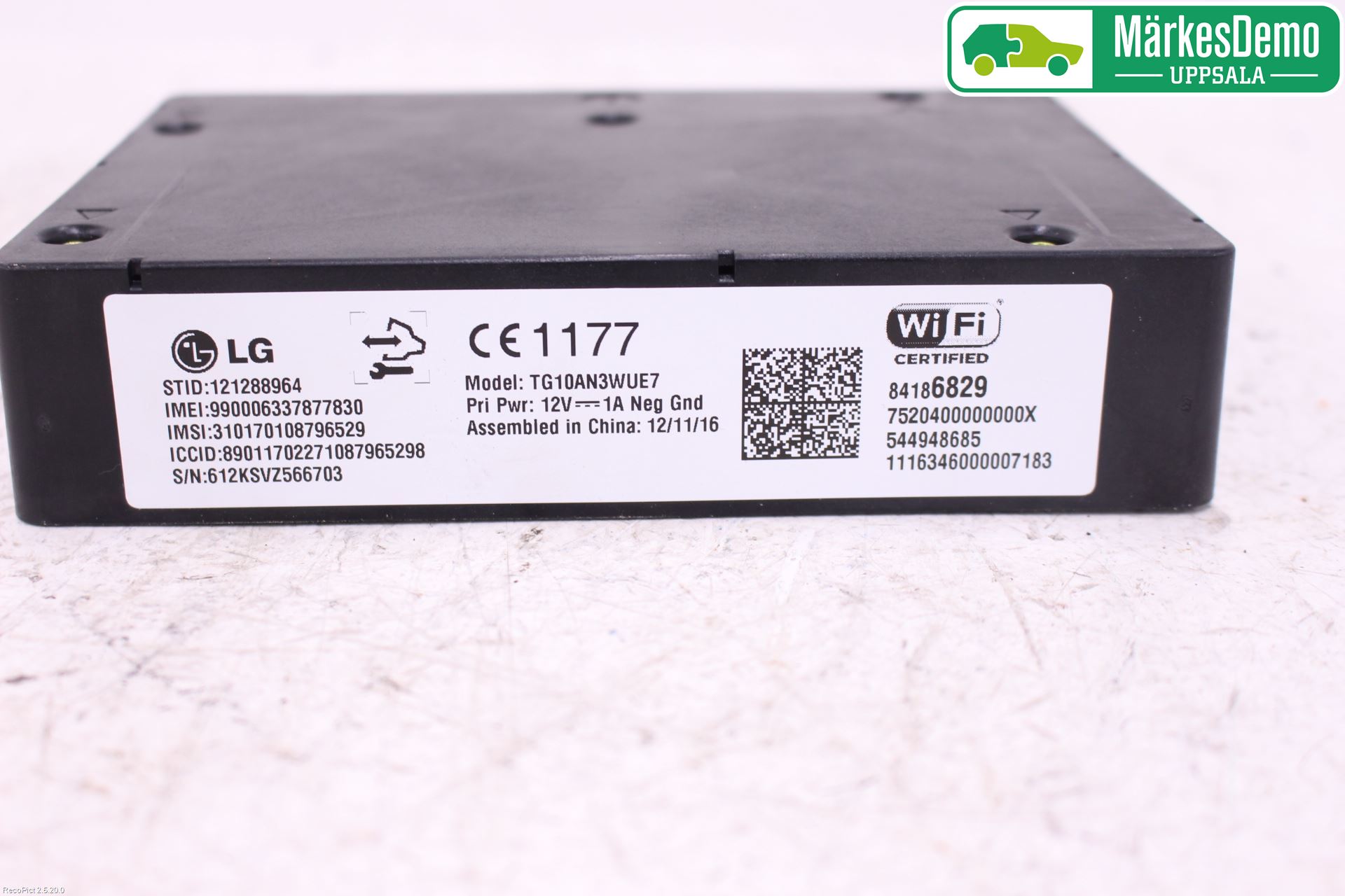 Opel ASTRA K 16-22 Styrenhet Övrigt