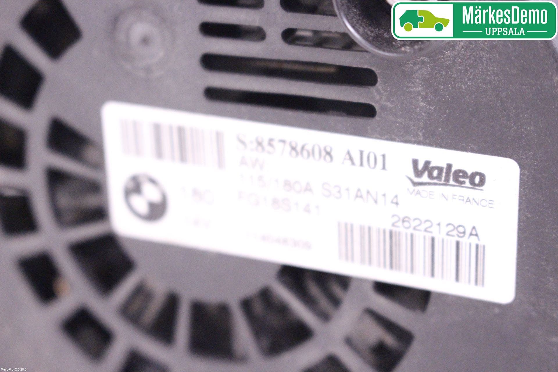 BMW 3 F30/F31/F80 12-19 Generator