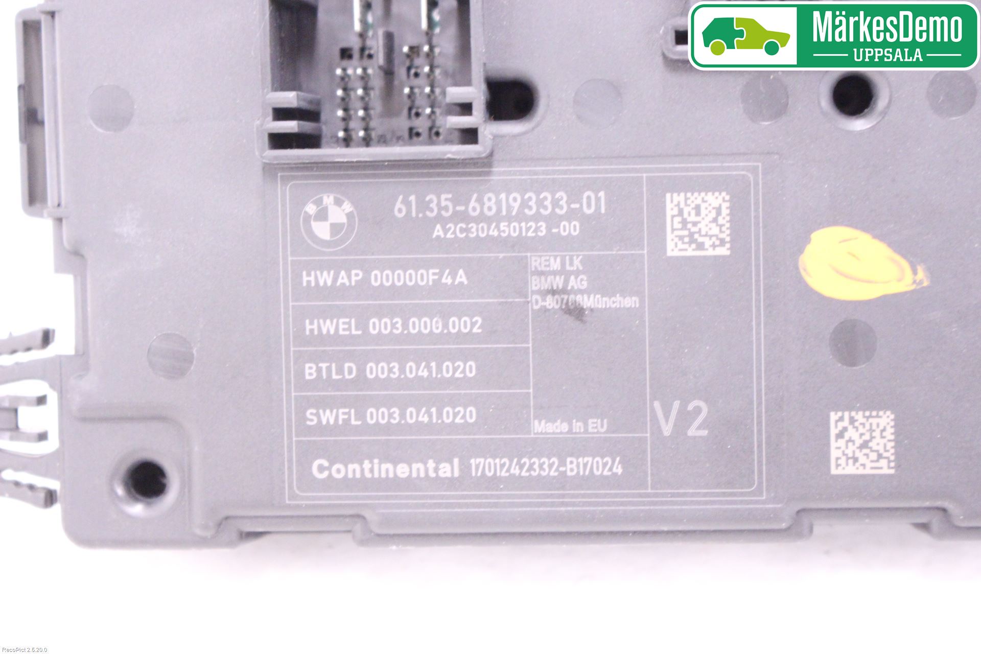 BMW 3 F30/F31/F80 12-19 Styrenhet Övrigt