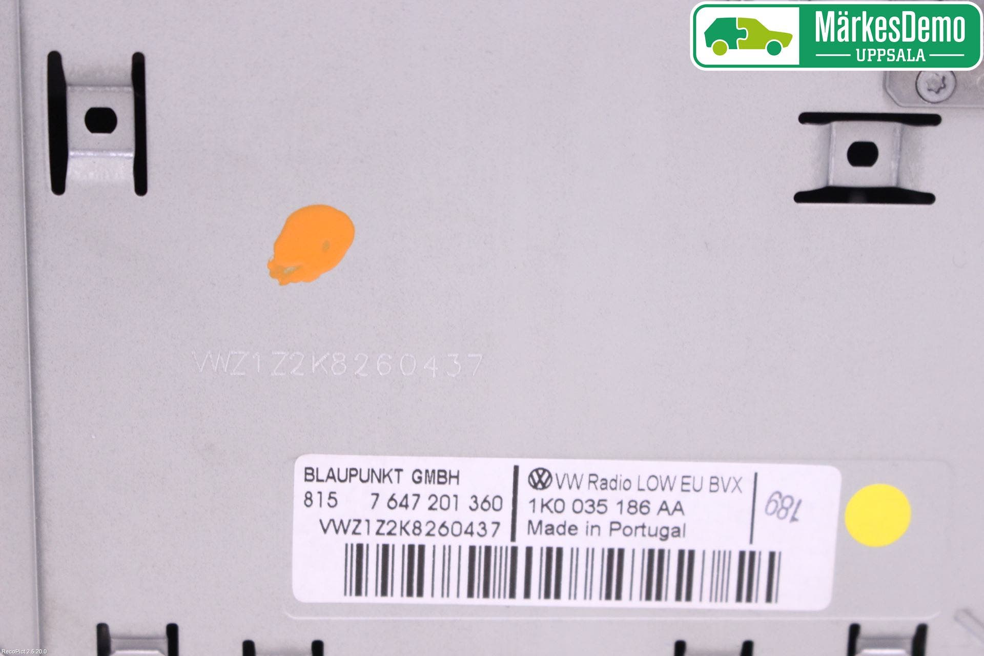 Volkswagen VW GOLF VI 09-13 Cd Radio - Multimediapanel