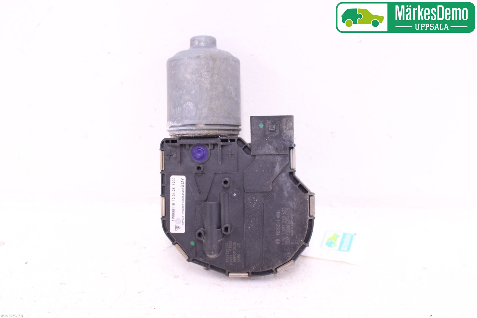 Volkswagen VW TOUAREG 7P 11-18 Torkarmotor Vindruta