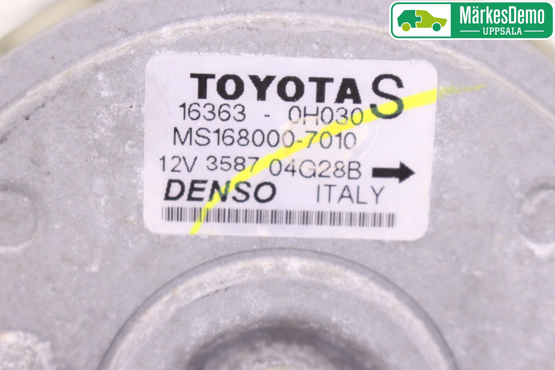 Toyota COROLLA 02-07 Kylfläkt El