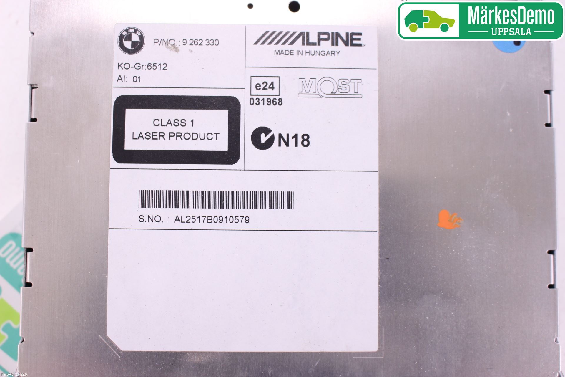 BMW X3 F25 10-17 Gps Navigator