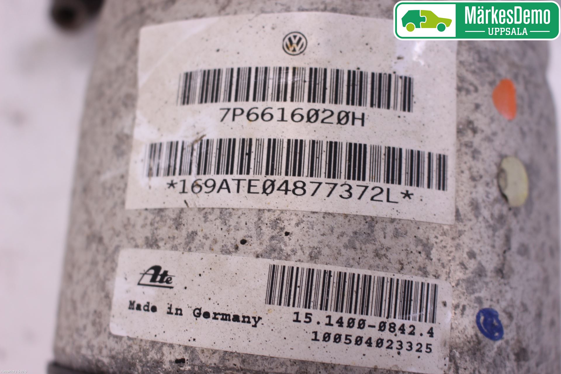 Volkswagen VW TOUAREG 7P 11-18 Fjäderben Bak Höger