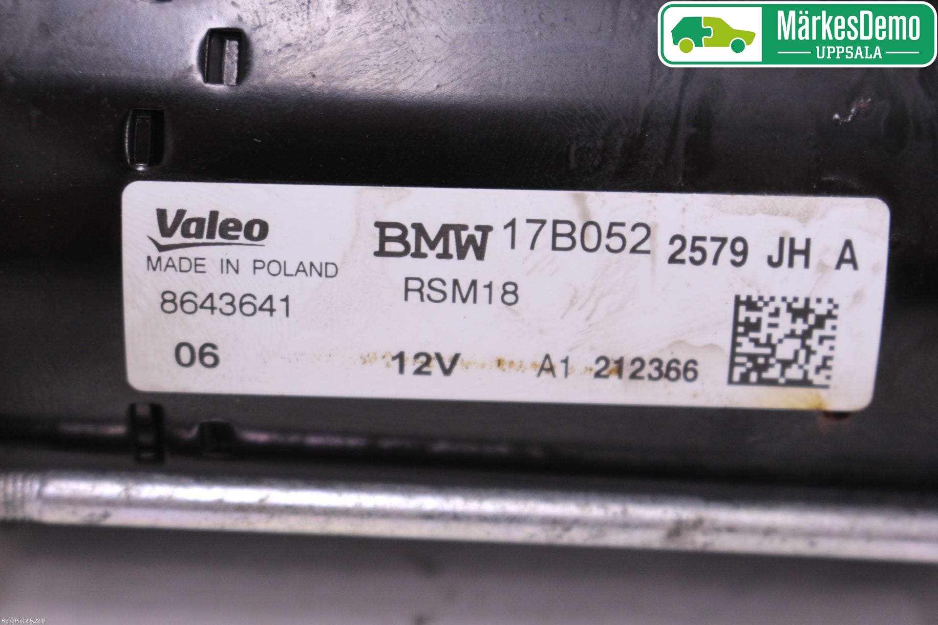 BMW 3 F30/F31/F80 12-19 Injspjällhus