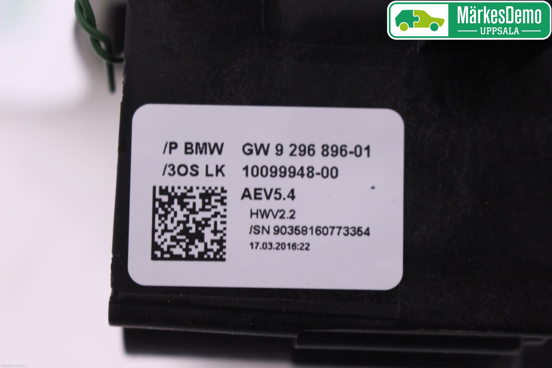 BMW 3 F30/F31/F80 12-19 Växelspak