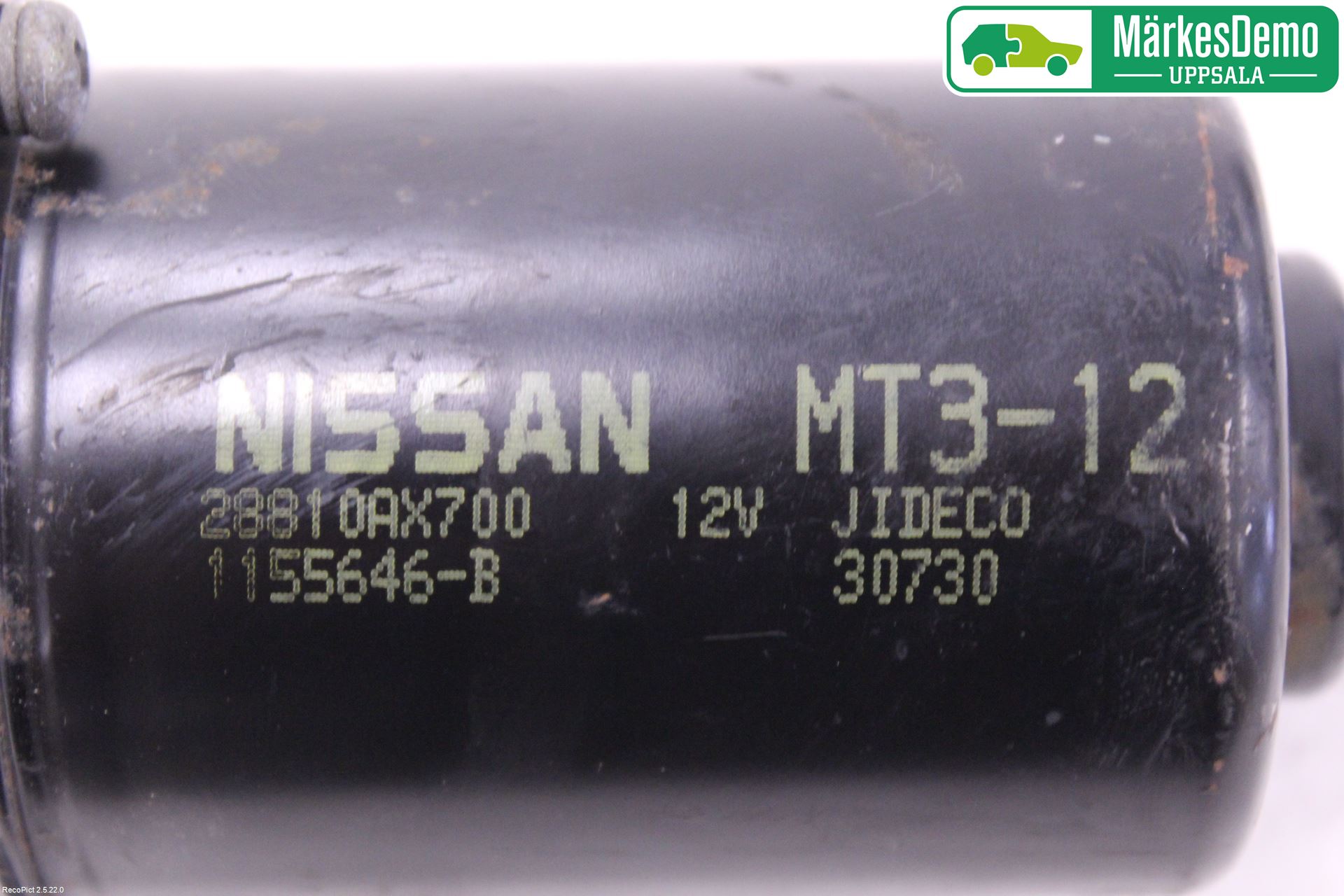 Nissan MICRA 03-07 Torkarmotor Vindruta