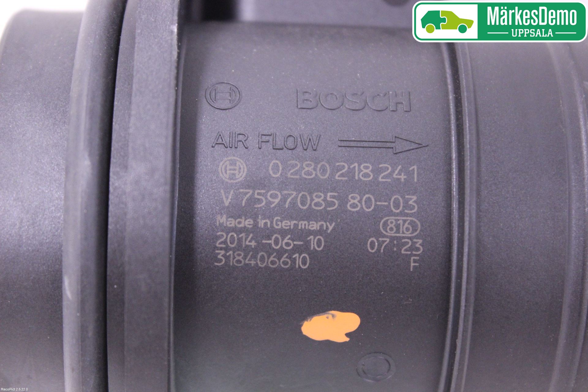 Mini CABRIO R57 07-15 Injluftmassamätare