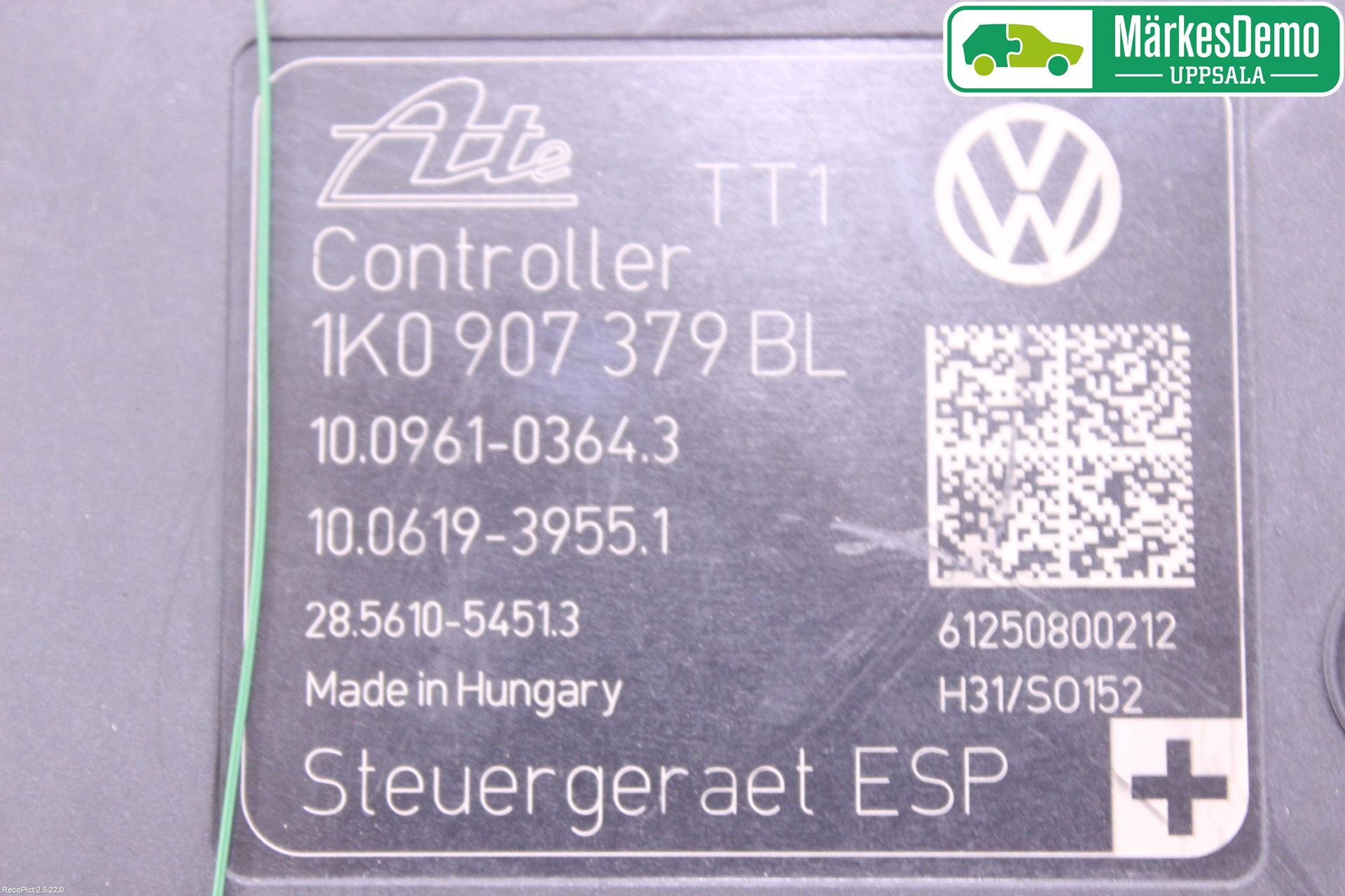 Volkswagen VW GOLF VI 09-13 Abs Hydraulaggregat