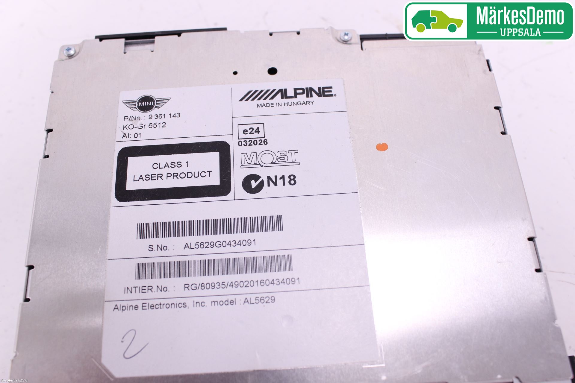 Mini COUNTRYMAN R60 11-16 Gps Navigator