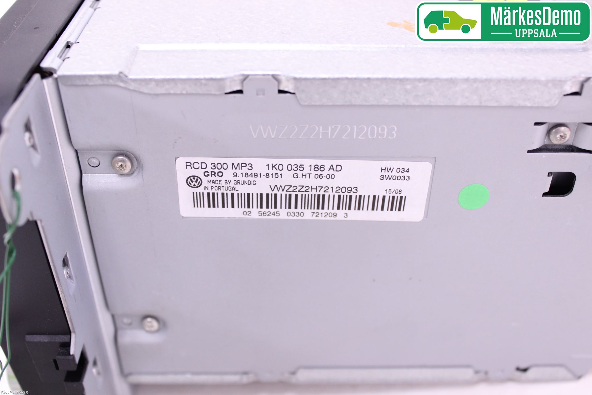 Volkswagen VW GOLF V 04-09 Cd Radio - Multimediapanel