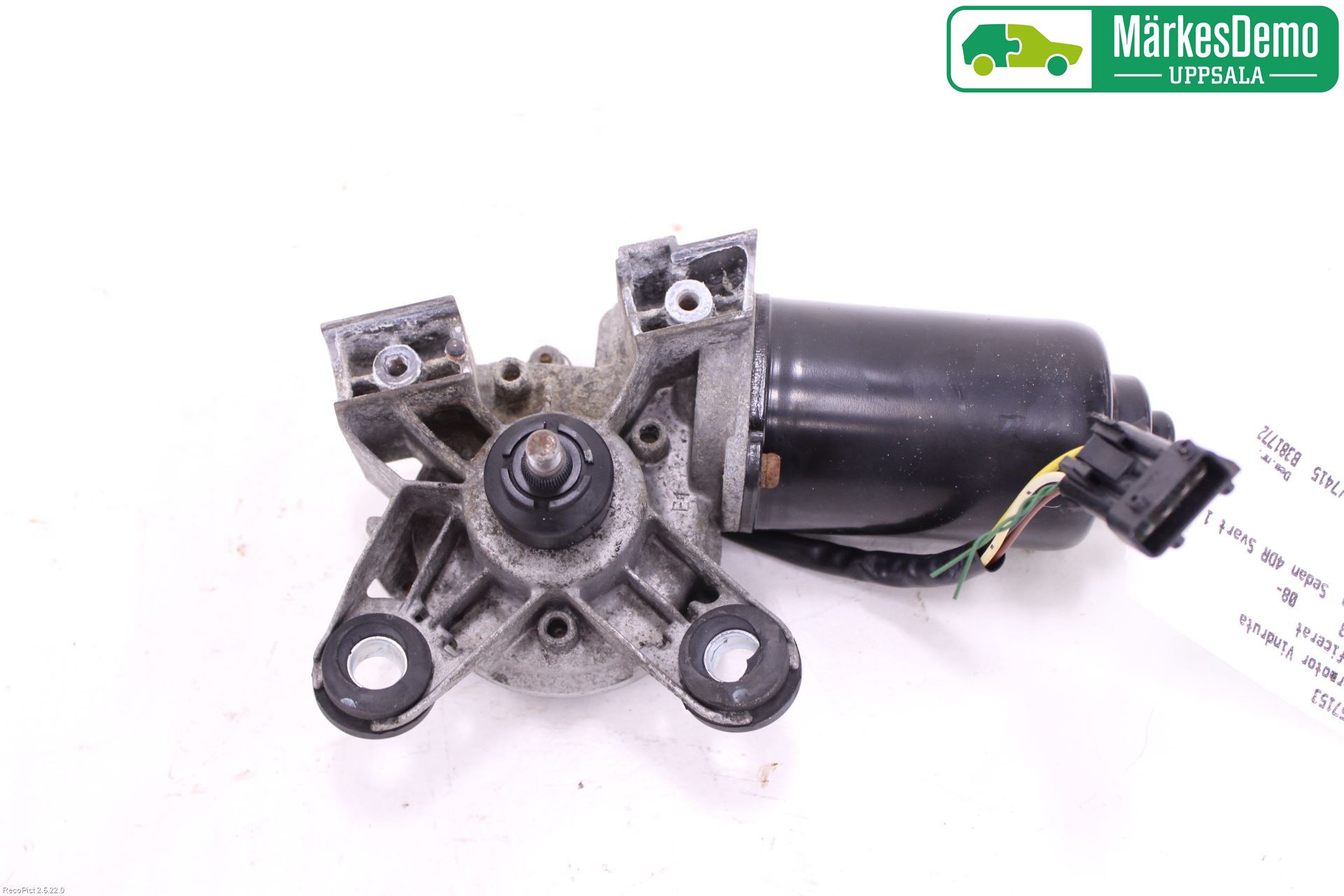 Saab 9-3 VER2/VER3 08-15 Torkarmotor Vindruta
